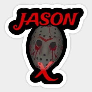 Jason X Logo Sticker